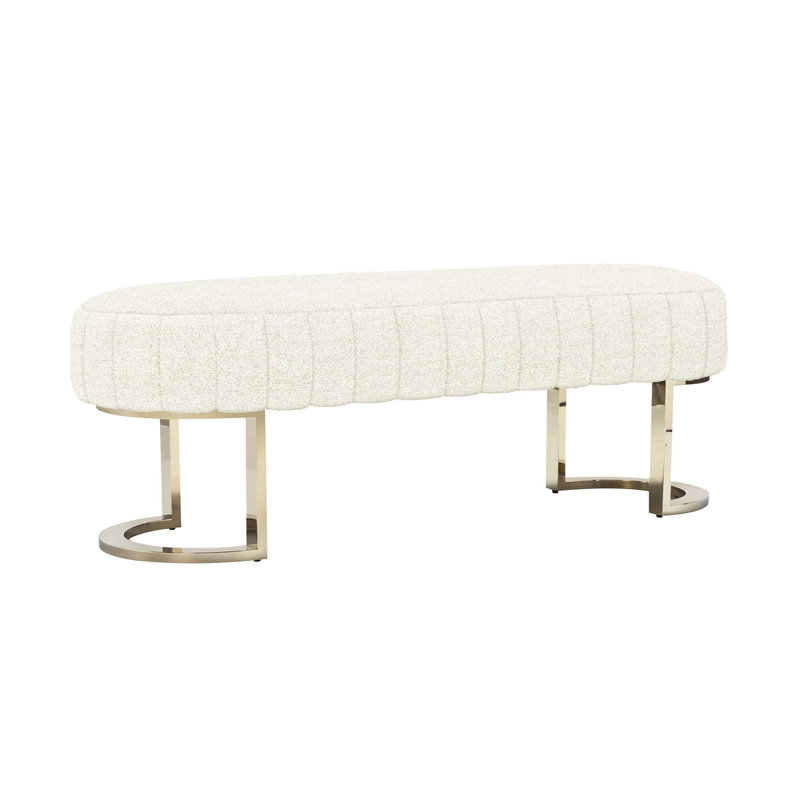 Harlow Upholstered Bench, Foam
