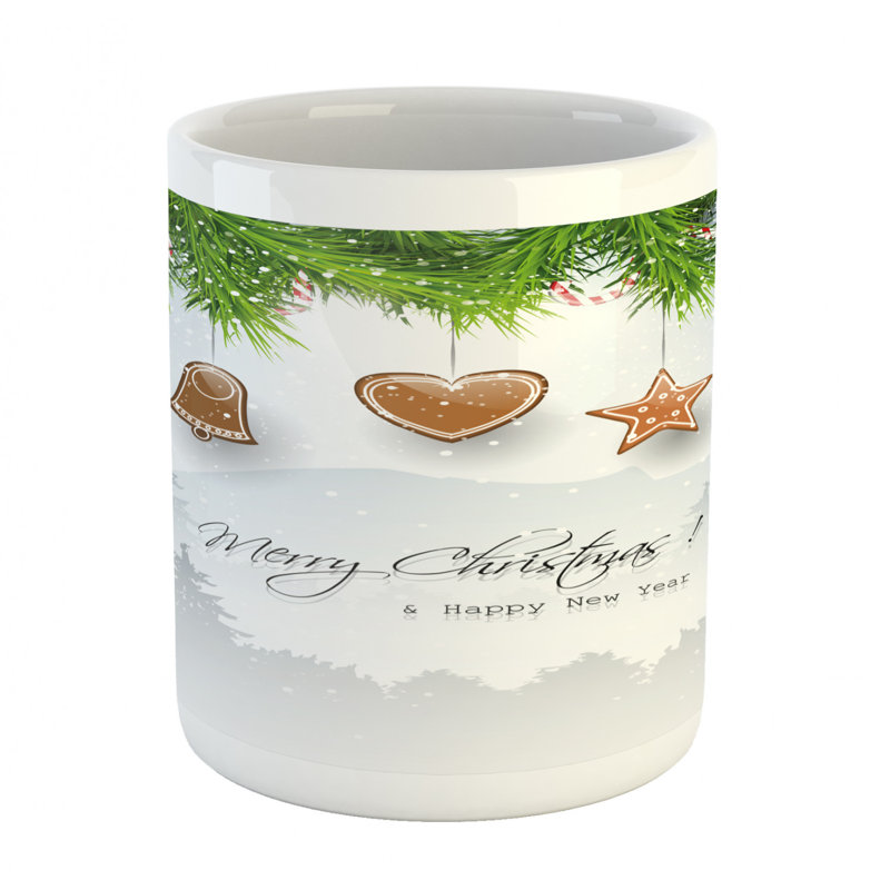 Grande tasse à café pain d’épice cookies