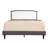 Full Bed With Subtle Light Grey Finish