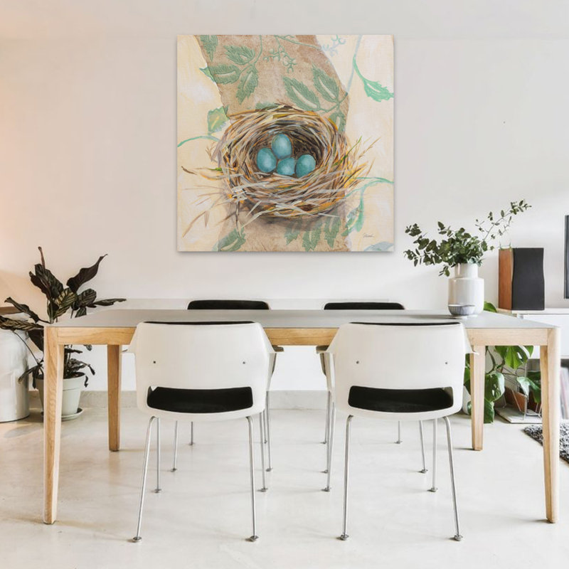 Robins Nest, art contemporain, H 36 po x l 36 po