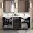 Fouraker 72'' Free Standing Double Bathroom Vanity with Quartz Top-1192359193