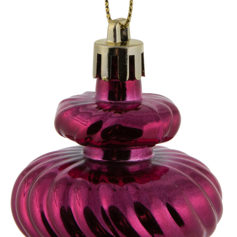 Finial Ornament, Berry Red
