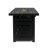 Rectangular Iron Fire Pit With 30,000btu And Covered Tank Storage - 24.23”h, Black, Simple Assembly Undertaking Protected Cover Steps