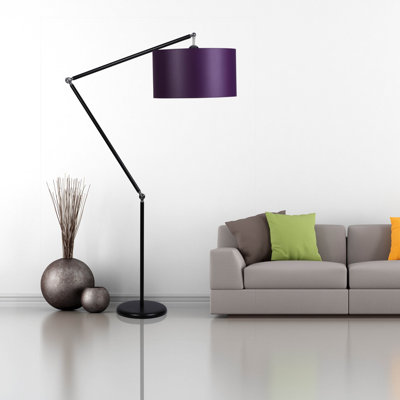 72.83 " Swing Arm Floor Lamp