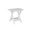 Berlin Gardens Regular Top With White Base Folding End Table-1502914654