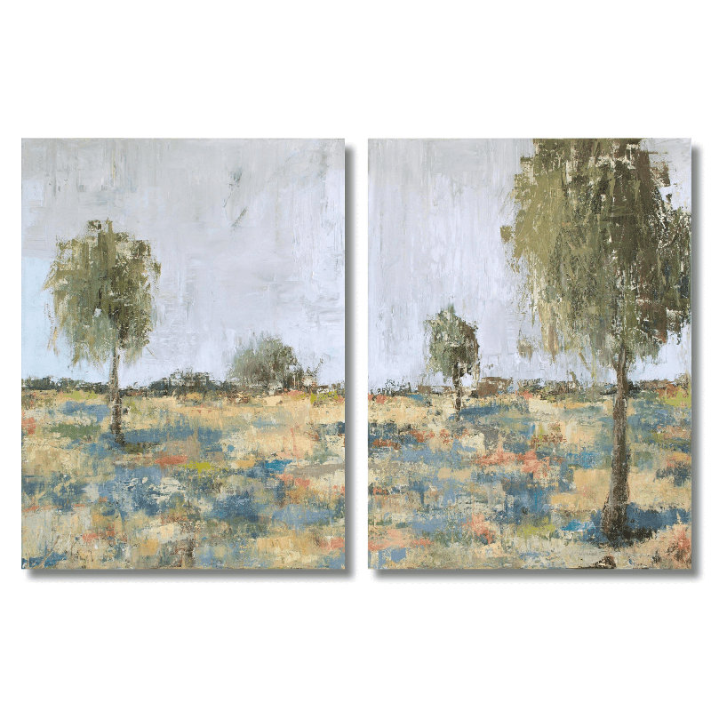 Spring Day Set by John Beard - Artist Enhanced Canvas Print, 20" W x 24" H x 1.5" D, Unframed