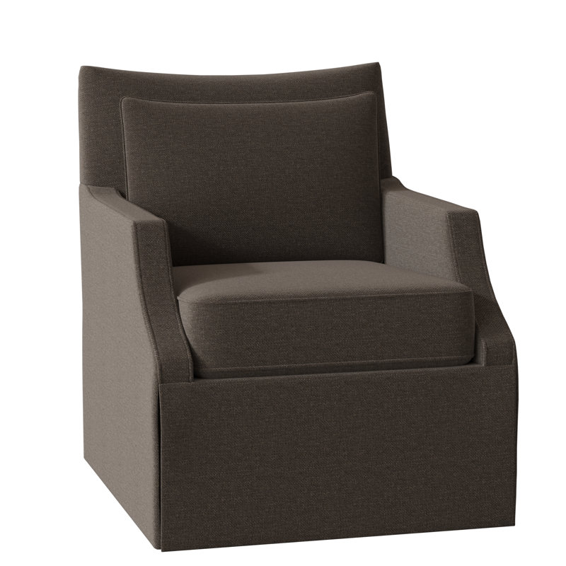Fauteuil l 29 po Holly, 8789 100% polyester écorce, Amande chamois