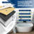  Tidal 59" Alcove/ Tile In Deep Acrylic Soaking Bathtub with Overflow Drain