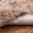 Diller Light Brown Faux Sheepskin Fur Machine Washable Shag Fluffy Area Rug-930332060