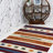 Clare Hand Woven Flat Weave Kilim Wool Eco-Friendly Area Rugs - Rectangle, Multicolor, Contemporary Modern Design, Low Pile Handmade Area Rugs for Living Room, Bed Room-112378382