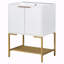 Meuble-lavabo simple 24 po avec comptoir en céramique Flaminia