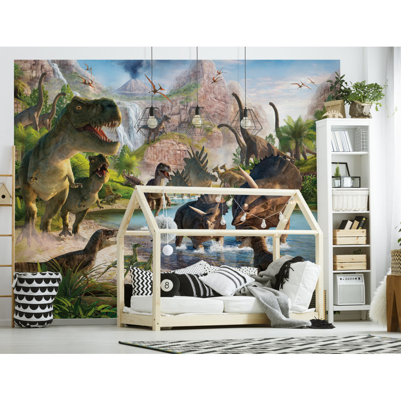 Dinosaur Land 3.05m x 2.44m Matte Mural