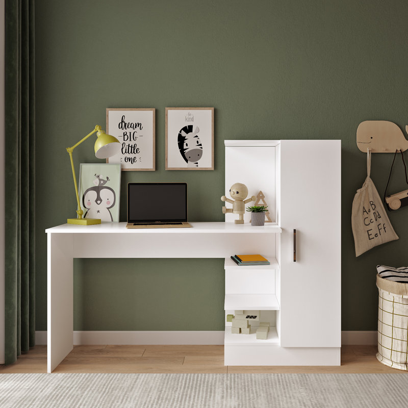Riki Writing Desk, White