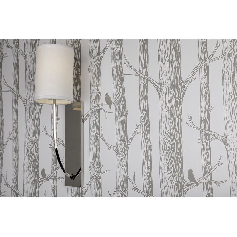 Colton 1 - Light Armed Sconce, Polished Nickel