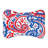 Ruby and Blue Paisley - 1 Piece Bone Shape Feeding Mat-101344810