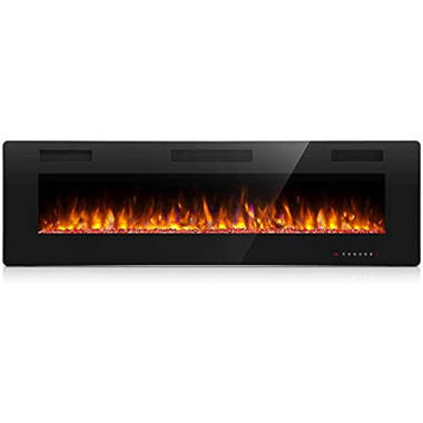 Latitude Run® Nazaret Recessed Wall Mounted Electric Fireplace Insert u0026  Reviews | Wayfair