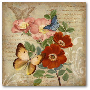 « papillon botanique ii », publicité sur toile tendue