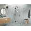 Halo 48 in. x 35 in. x 78 in. 90-degree Fully Frameless Glass Hinged Shower Enclosure-65738536