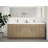 Brower 83.44'' Double Bathroom Vanity with Acrylic Top-1781817350