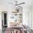 Vaczon 52" Smart Dimmable LED Ceiling Fan with 3CCT LED Lights, Double-Sided Wood Blades LED Ceiling Fan, 6 Speeds Reversible DC Motor, 6"/10" Downrods, Timer, APP and Remote Control -1855385147