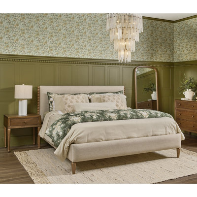 August Upholstered Platform Bed