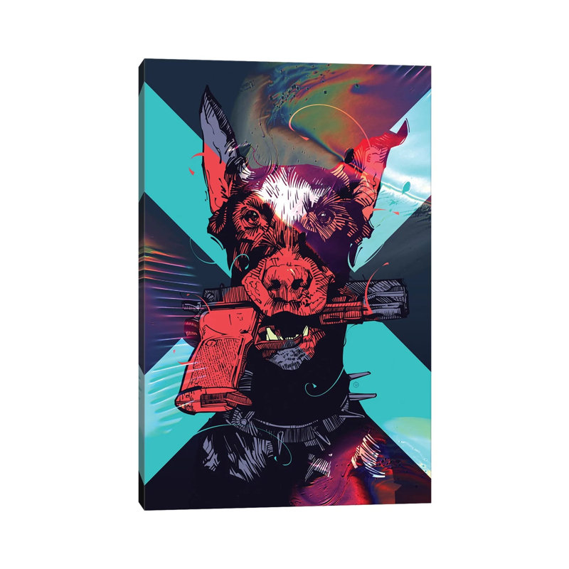 Dobergun by Nikita Abakumov - Wrapped Canvas Print, 20.32 cm H x 30.48 cm W