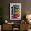 Stacked Fish Geometric - Print-136806431-136806427