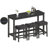 Mellisha 3-Person Counter Height Dining Set-825189346
