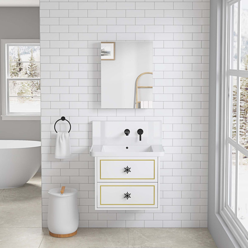 Armoire à pharmacie pour salle de bain, H 26 po x L 20 po x l 4,8 po