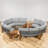 Gakona 8 - Person Modular Patio Conversation Set with Cushions-1295225523