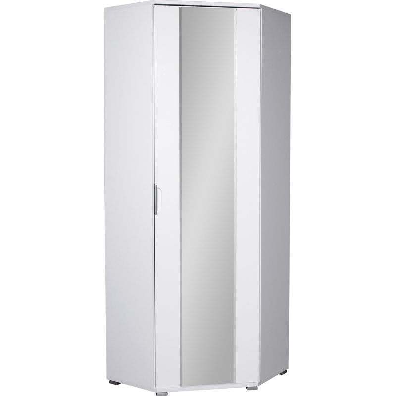 Trento 1 Door Manufactured Wood Wardrobe