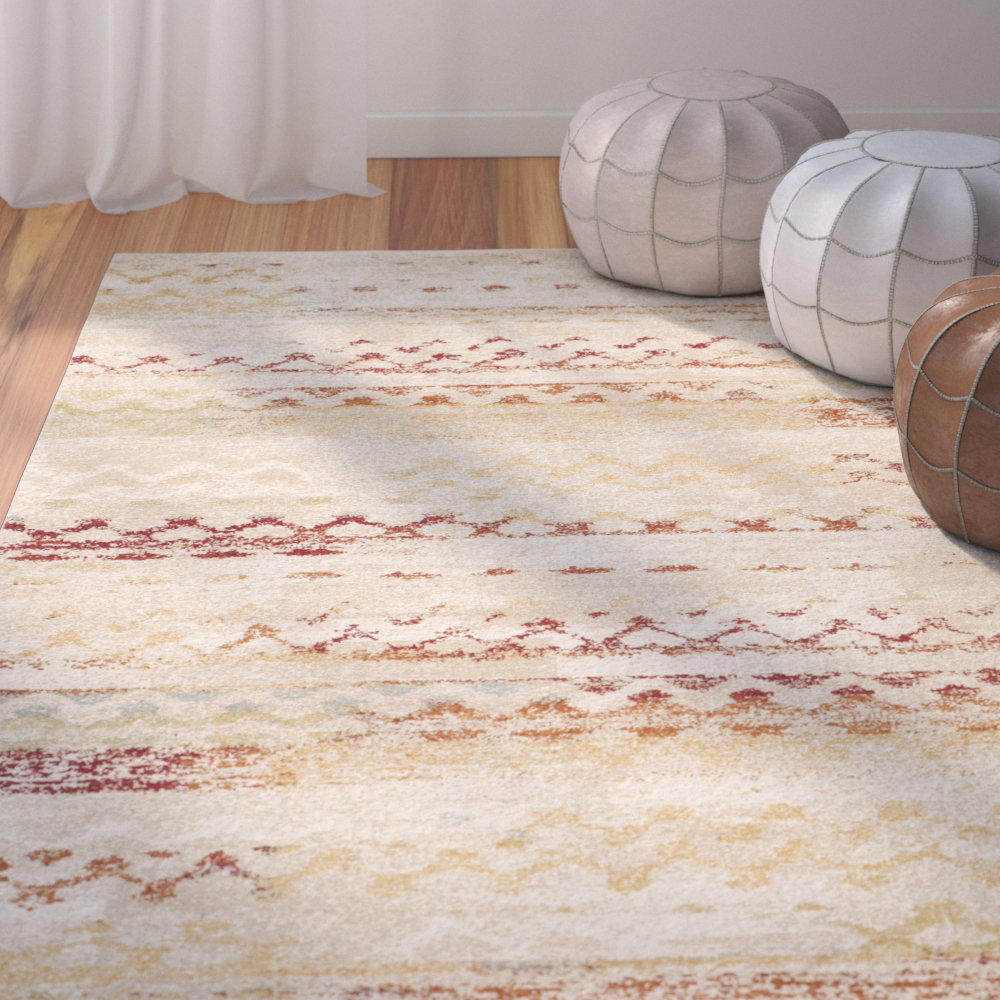 Chevron Performance Rug Bungalow Rose Evoke Performance Chevron Rug | Wayfair