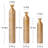 Set Of 3 Metal High Distress Decorative Center Vases With Growing Vine Patterns (34"/ 29"/ 25" H)