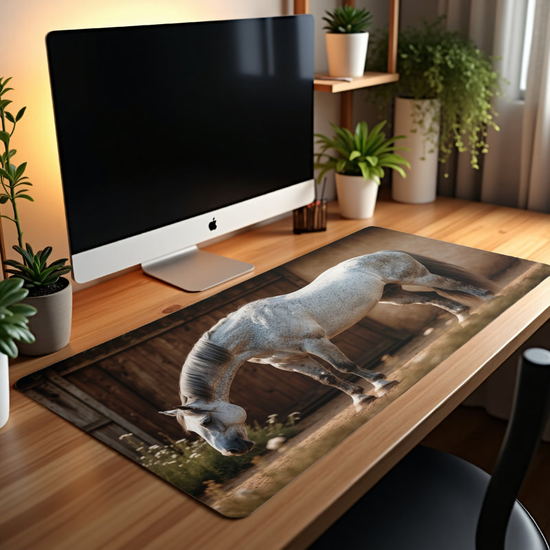 Polyester Desk Pad, 14.4x12.1