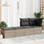 Ensemble de canapé de patio avec coussins 2 pièces vidaXL-228124602-228124600