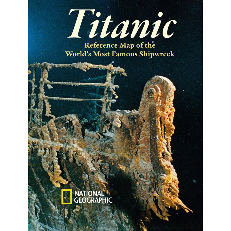 Carte du Titanic (recto-verso), Stratifié