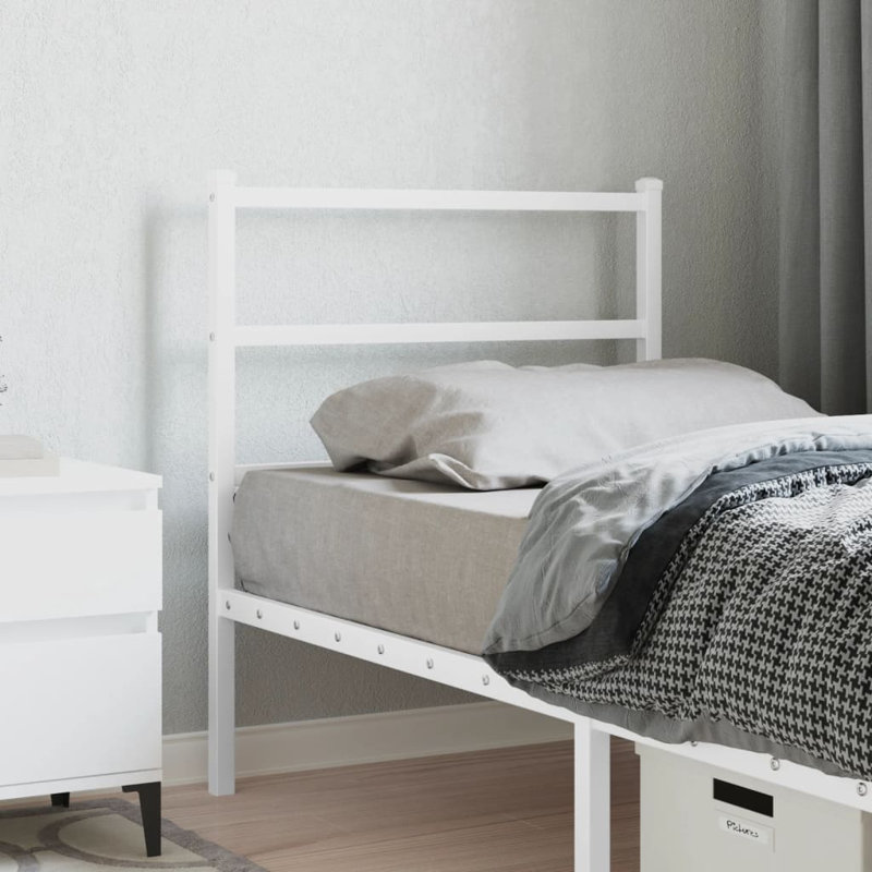 Oberly Metal Replace Headboard, White, 166cm W