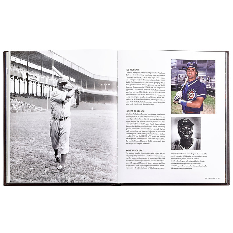 National Baseball Hall of Fame Leather Bound Book