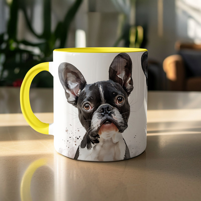 Mug, 1, Yellow