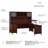 Paelynn 72” L-Shaped Sit to Stand Desk with Hutch, Adjustable Height, Storage, Modern Wood, Hansen Cherry-1695180242