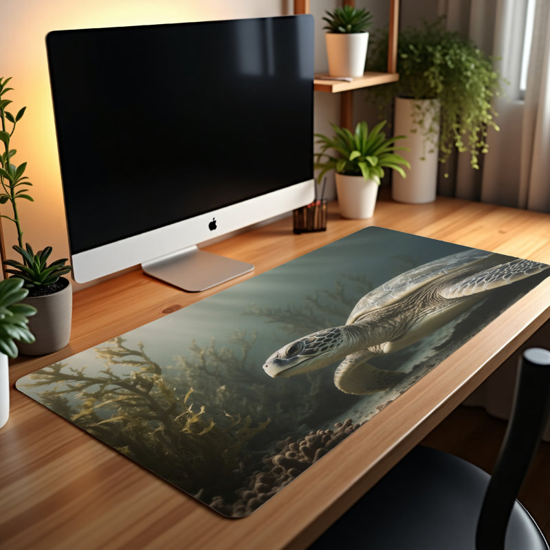 Polyester Desk Pad, 31.5x15.5
