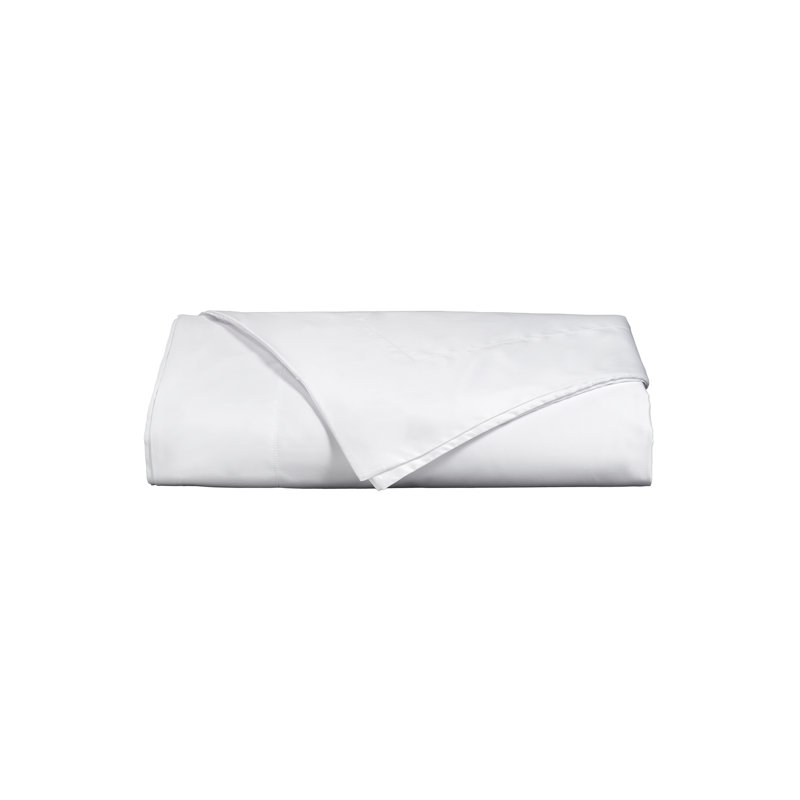 Elegante Percale Duvet Cover, Ivory, Twin