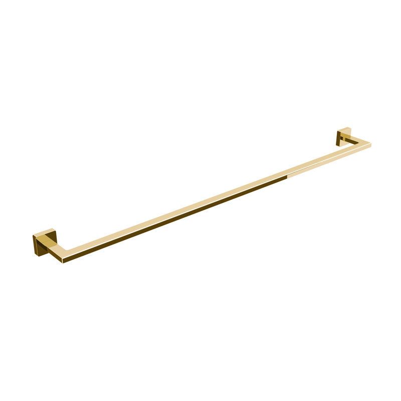 Dado 19.3" Wall Mounted Towel Bar, Polished Gold, 1.6" H x 33.1" W x 3.2" D