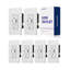 Prise quadruple inviolable standard de 15 ampères-74708415-74708418
