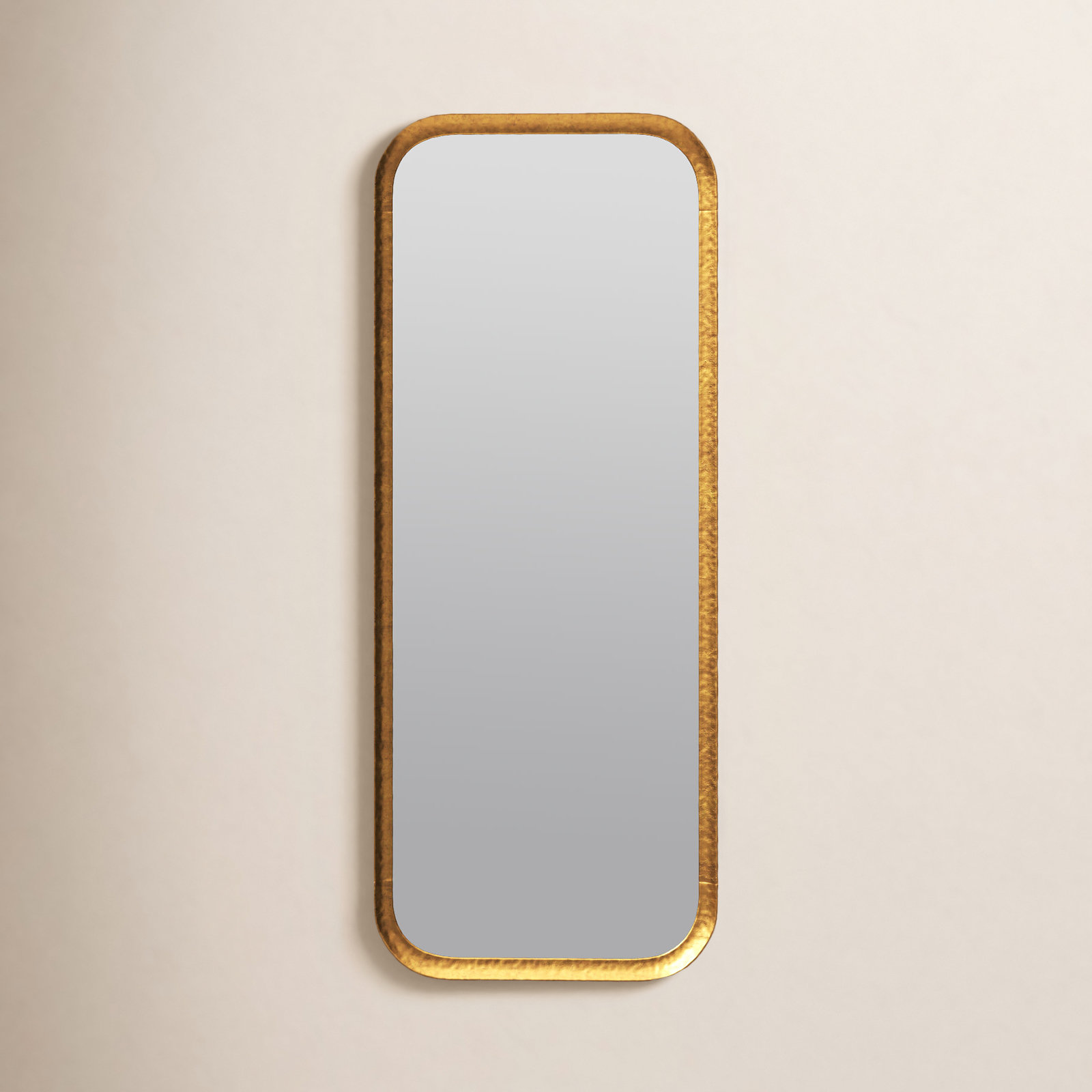 Full-Length Mirror, Gold Leaf, 39.5" x 15.75"