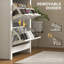 12 Pair Flip Down Shoe Storage-135786079