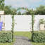 Garden Arch 2 pcs, Arch Trellis, Metal Arch, Weather-Resistant, 94.5"H x 55.1"W Black Iron