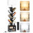 Bookcases With Led Light And Remote Control, 7-tier 2 Drawer Column Floor Lamp-1757698329