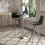 Bauder Glass Top Metal Base Dining Table-15848409