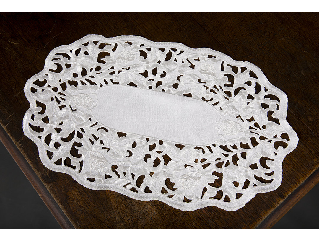 Olney Polyester Floral Oval Placemat (Set of 4) Ophelia & Co.